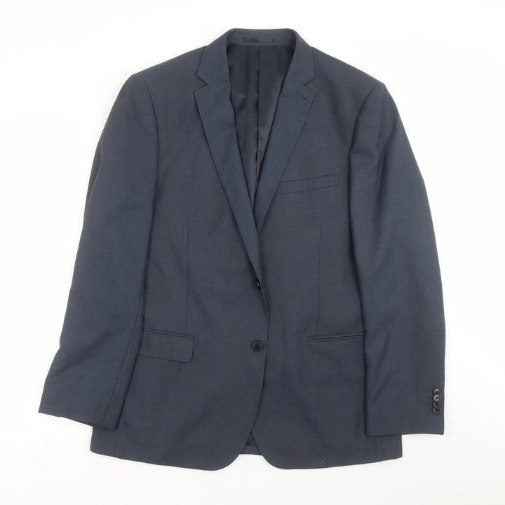 George Mens Blue Jacket Suit Jacket Size 42