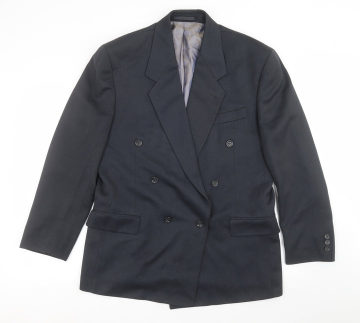 RI Clothing Company Mens Blue Jacket Suit Jacket Size 40