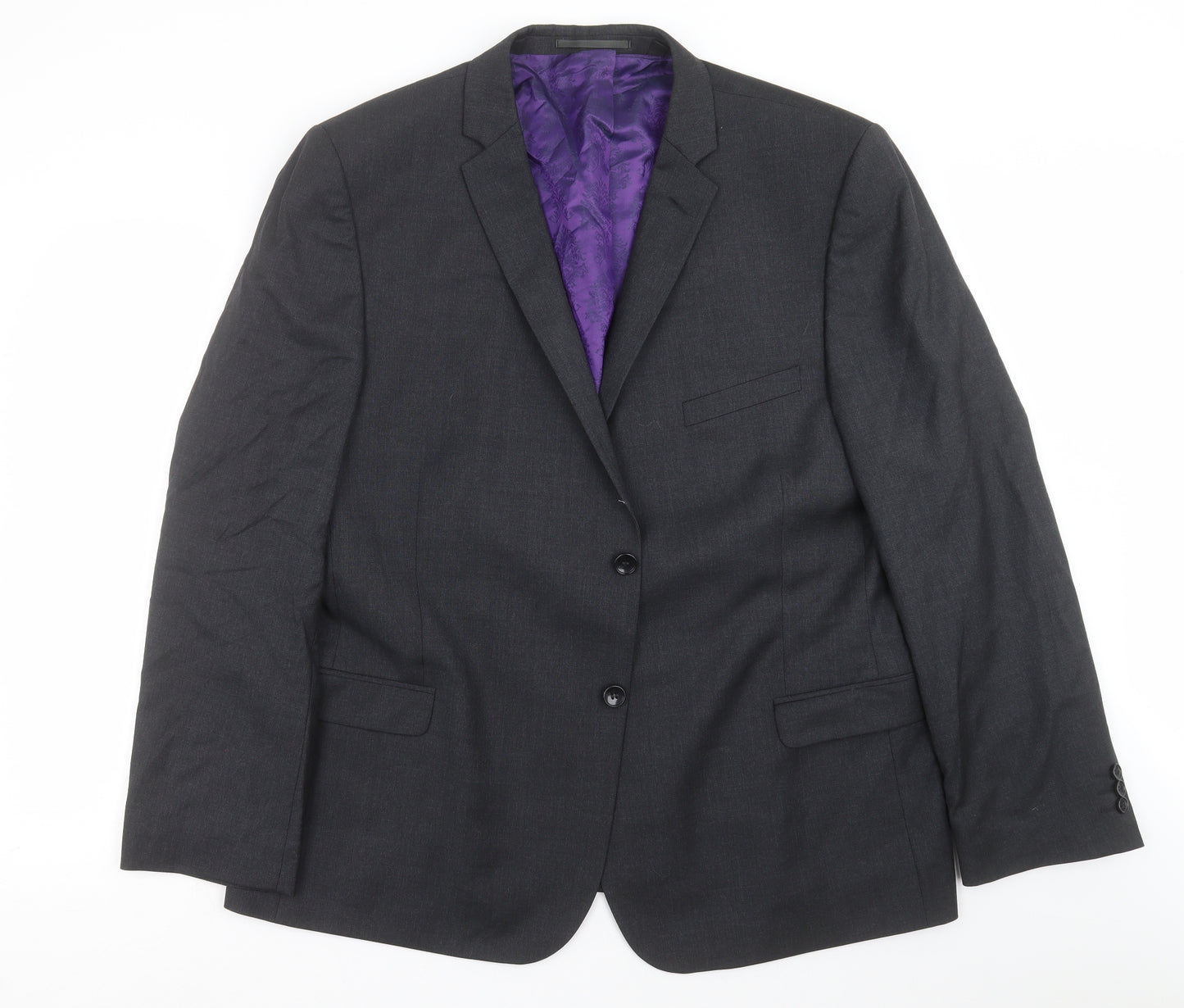 Berwin & Berwin Mens Grey   Jacket Suit Jacket Size 48
