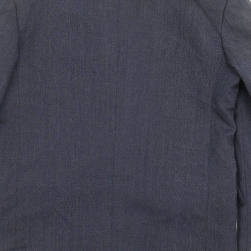 Classic Mens Blue   Jacket Suit Jacket Size 38