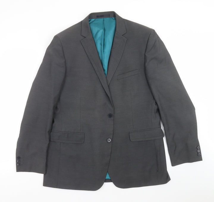 F&F Mens Grey   Jacket Suit Jacket Size 42