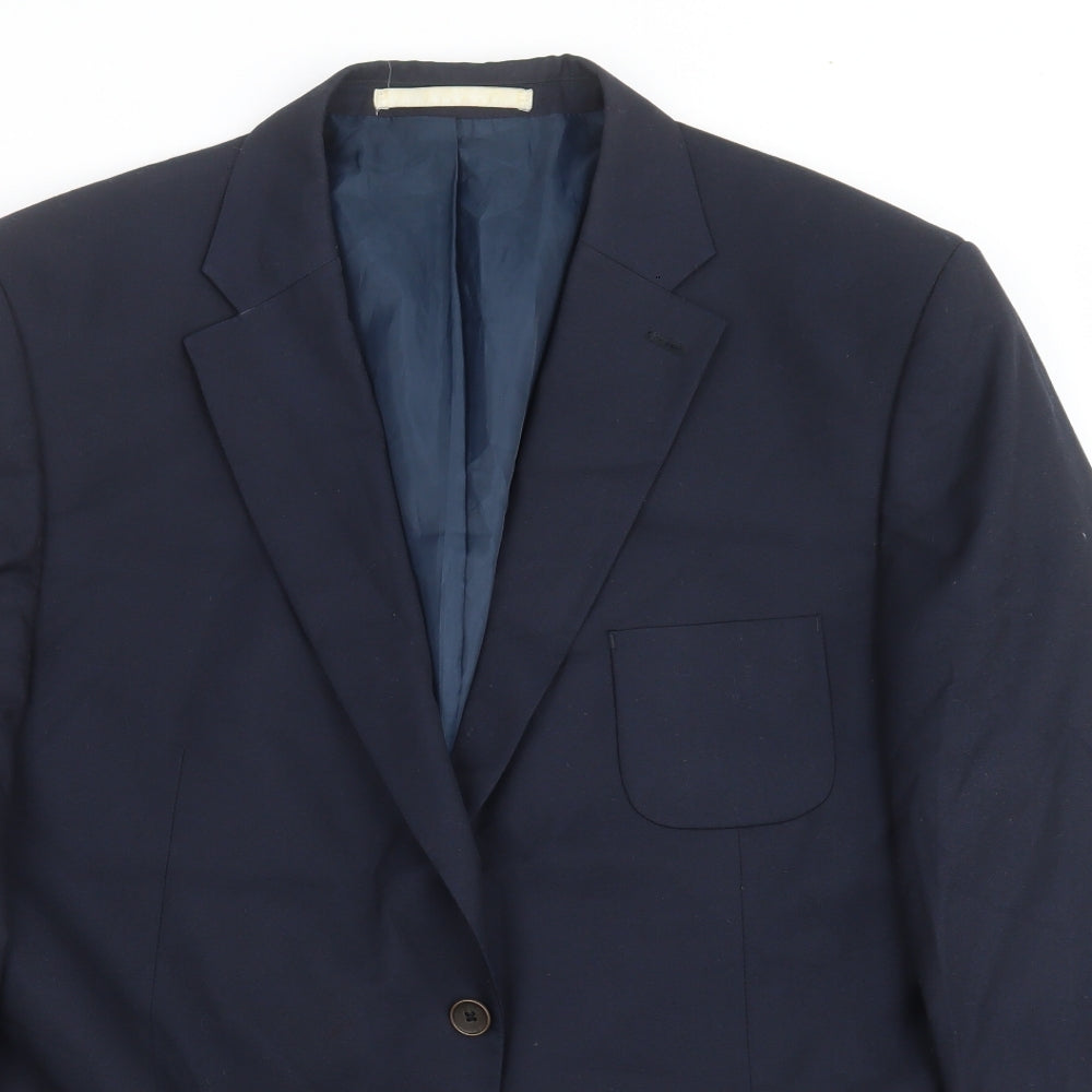 Marks and Spencer Mens Blue   Jacket Suit Jacket Size 46