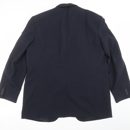 Impressions Mens Blue   Jacket Suit Jacket Size 44