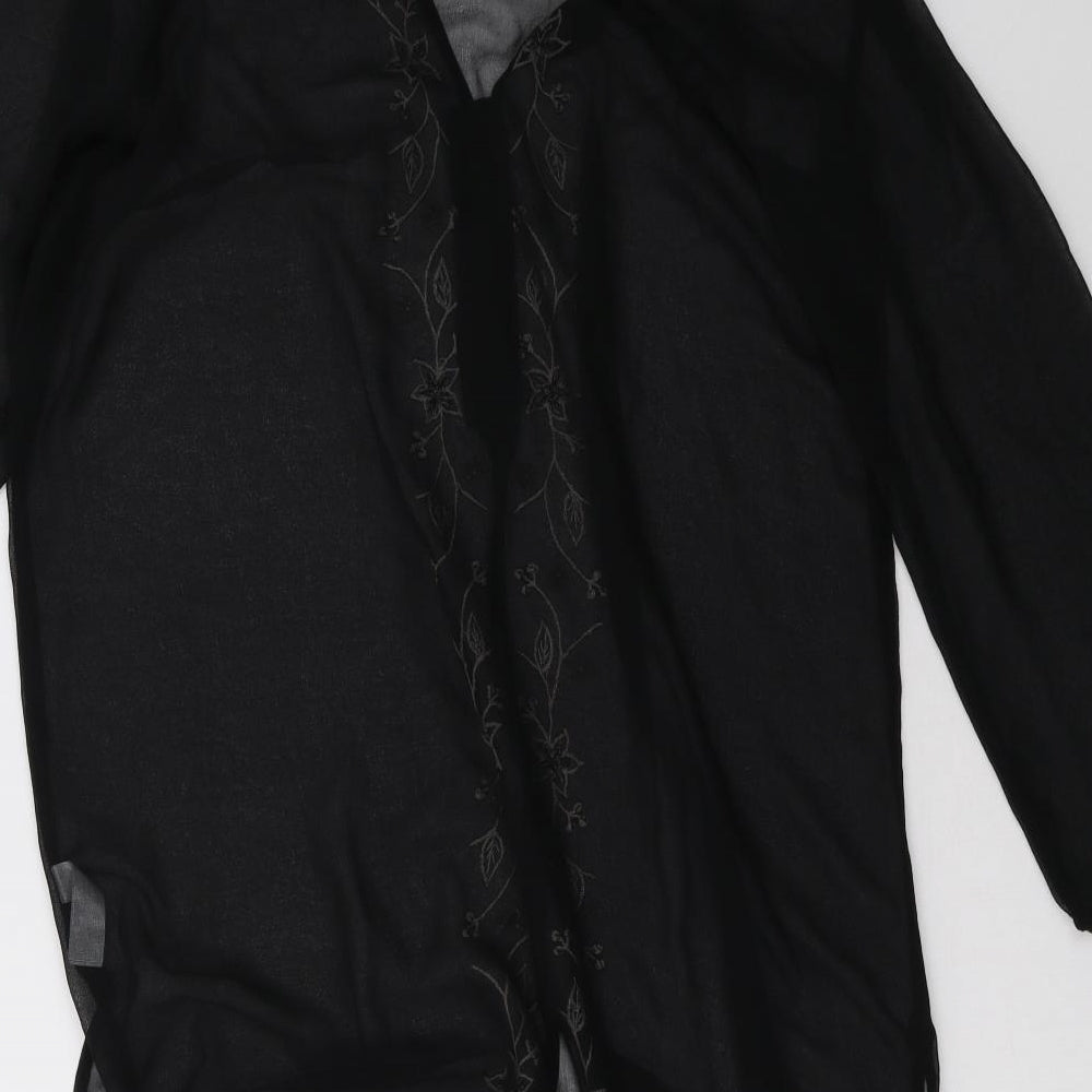 Resort Womens Black  Mesh A-Line  Size 14