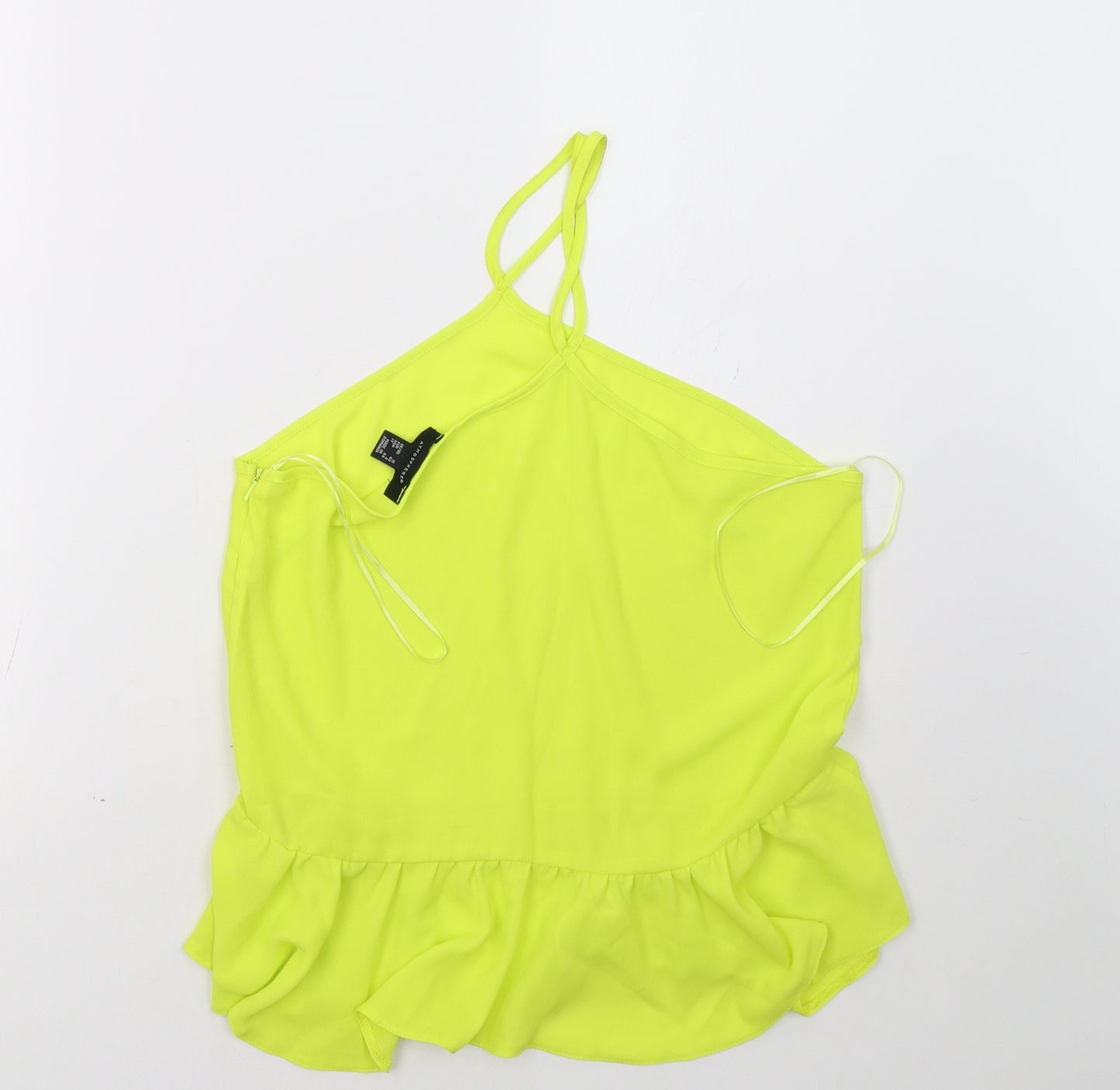 Primark Womens Yellow   Basic Tank Size 12