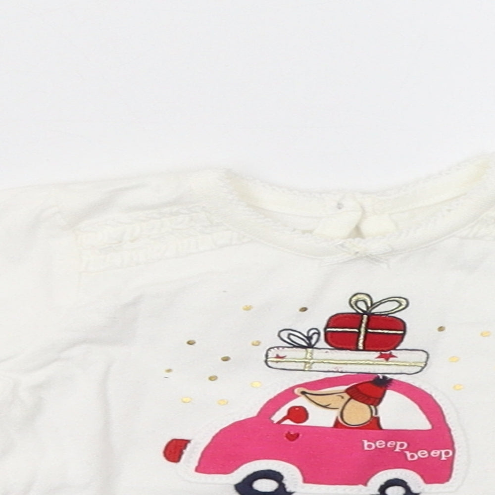 George Girls White   Basic Casual Size Newborn