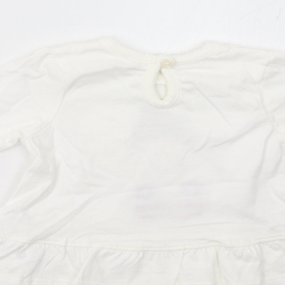 George Girls White   Basic Casual Size Newborn