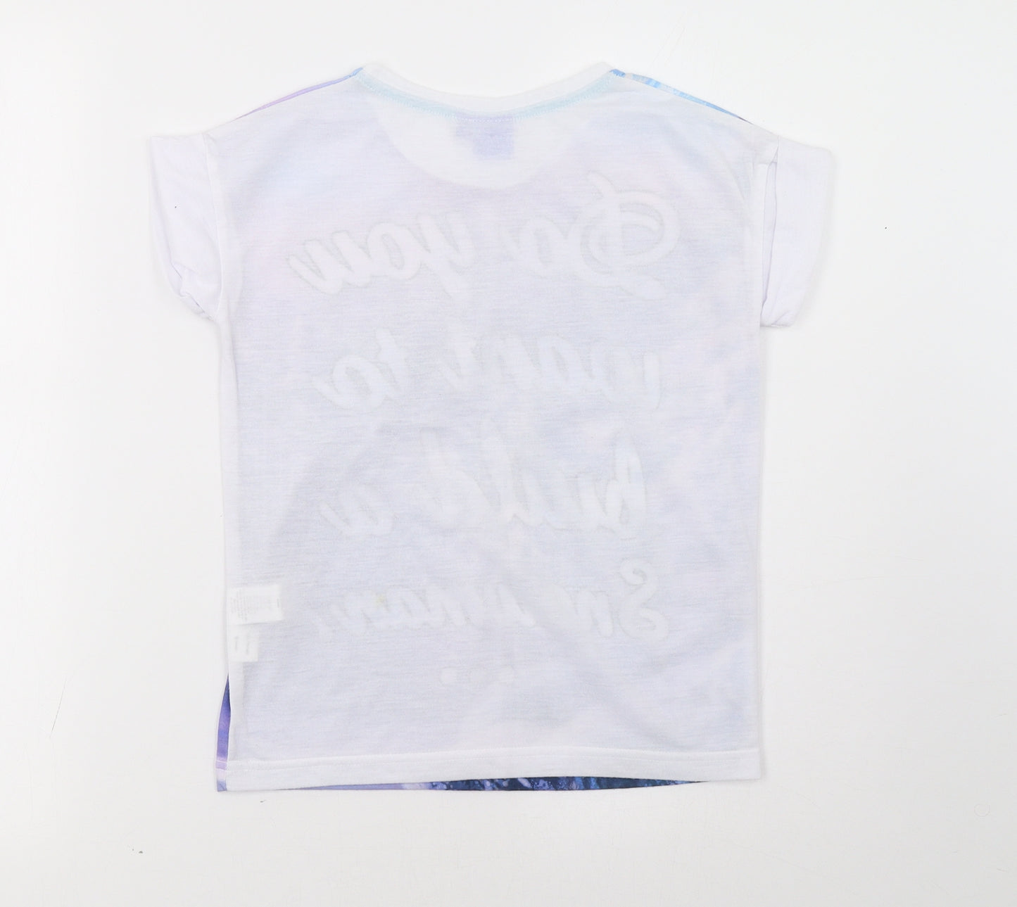 Primark Girls Purple   Basic T-Shirt Size 8-9 Years
