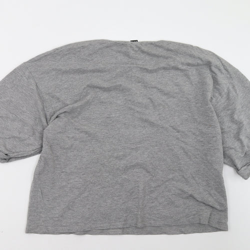 H&M Womens Grey   Pullover Sweatshirt Size L
