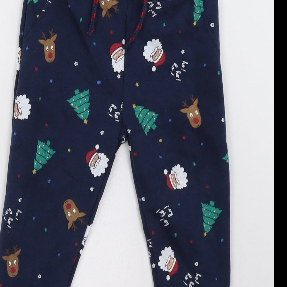 Primark Baby Blue Polka Dot  Trousers Set Outfit/Set Size 9-12 Months  - christmas