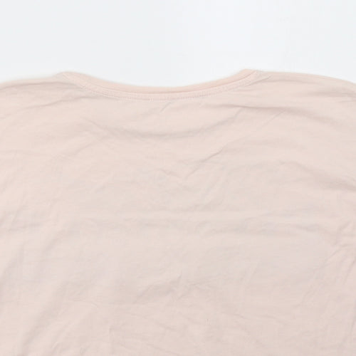 River Island Girls Pink   Cropped T-Shirt Size 9-10 Years