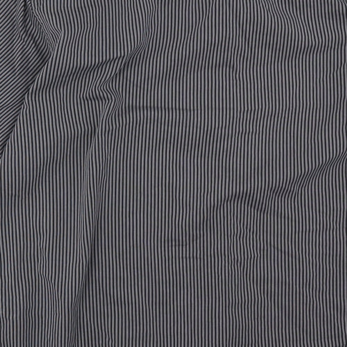 gibson  Mens Black Striped   Button-Up Size 16.5
