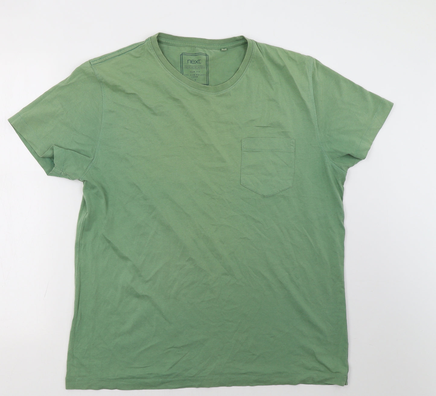 NEXT Mens Green    T-Shirt Size XL