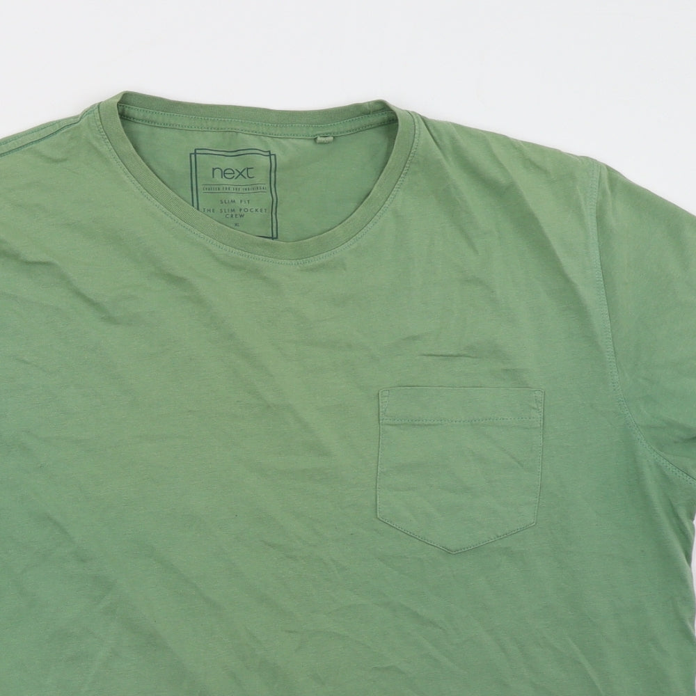 NEXT Mens Green    T-Shirt Size XL
