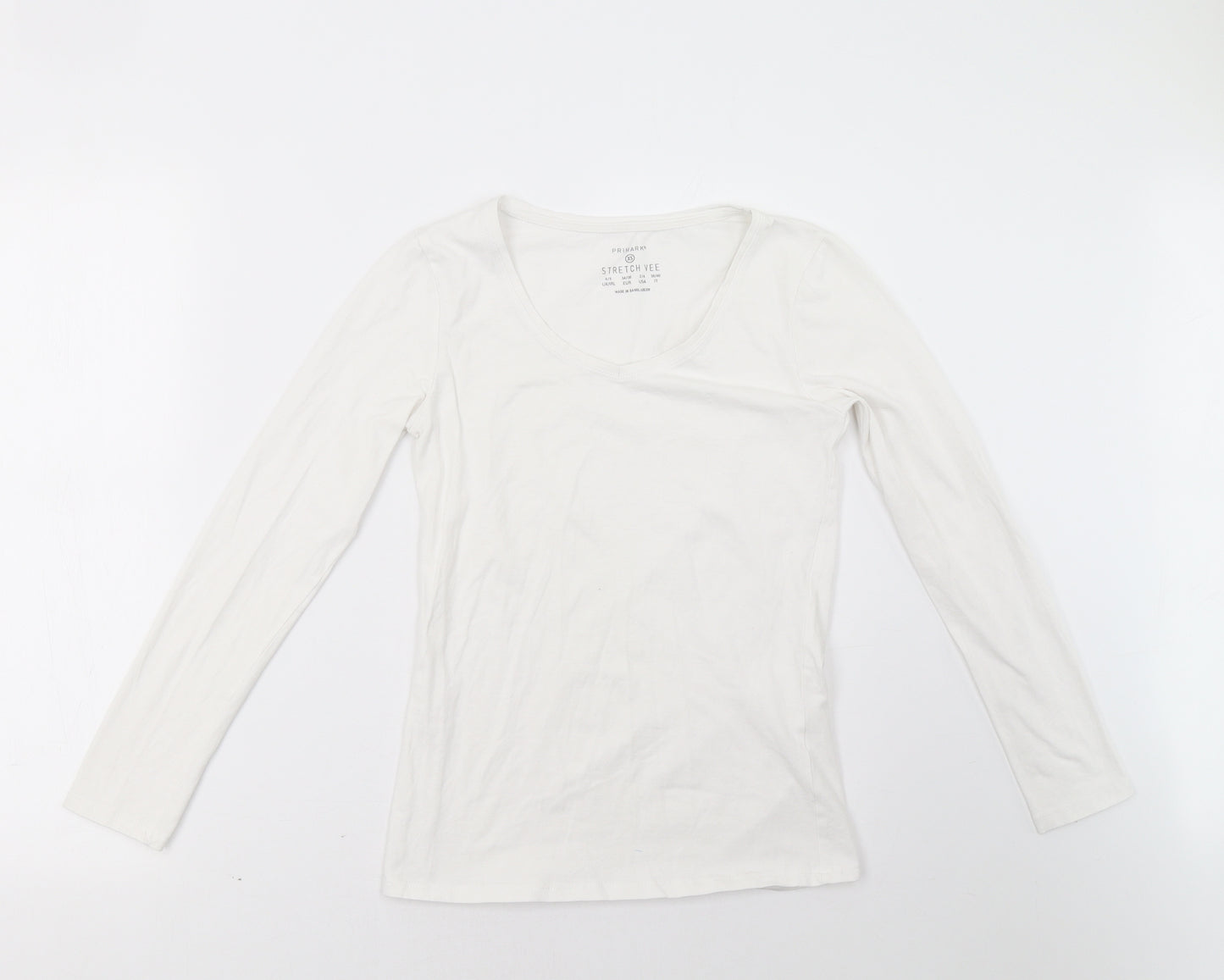 Primark Womens White   Pullover Sweatshirt Size 8