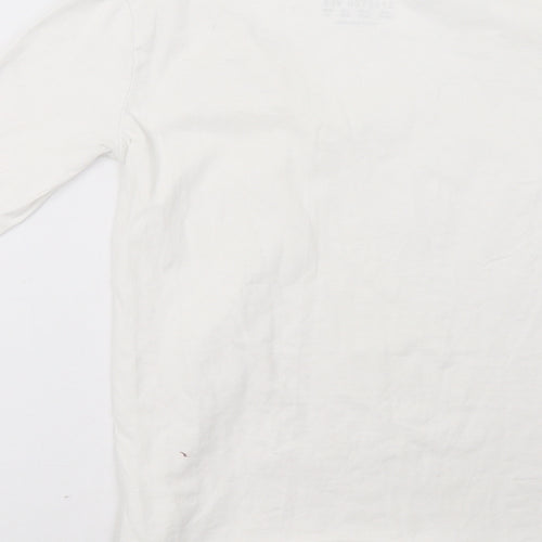 Primark Womens White   Pullover Sweatshirt Size 8