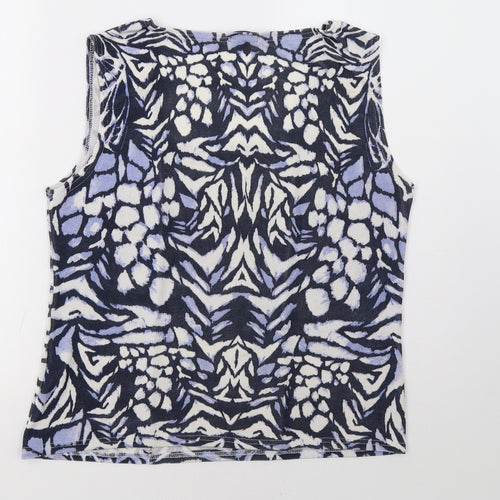 Reflections Womens Blue   Basic Tank Size 2XL