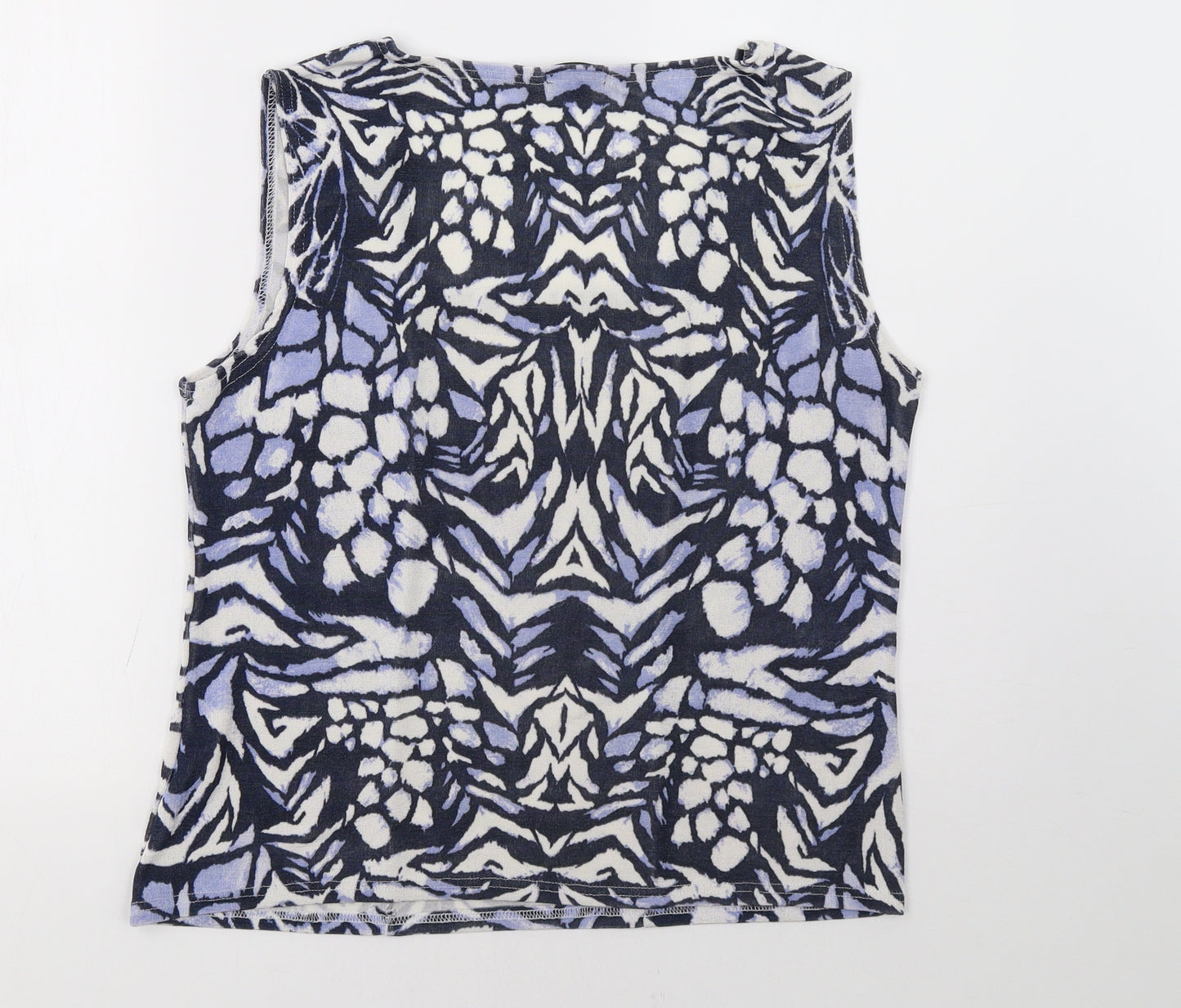 Reflections Womens Blue   Basic Tank Size 2XL