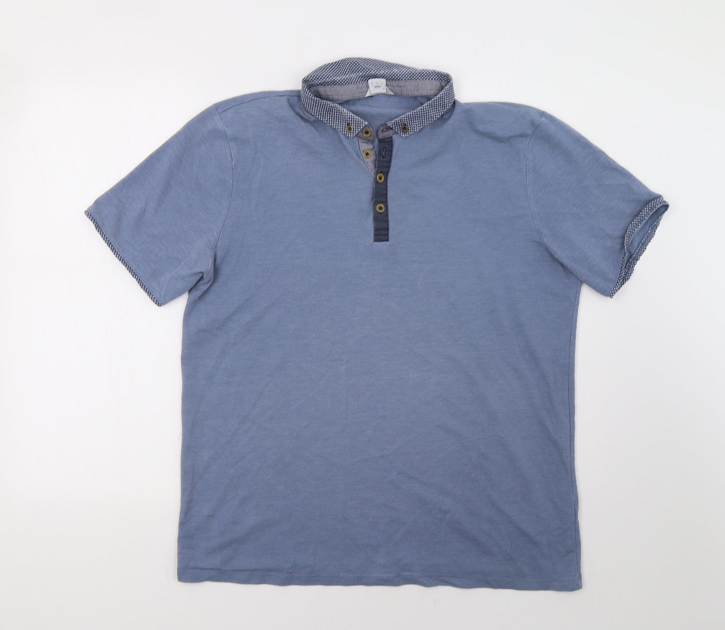 F&F Mens Blue    Polo Size L