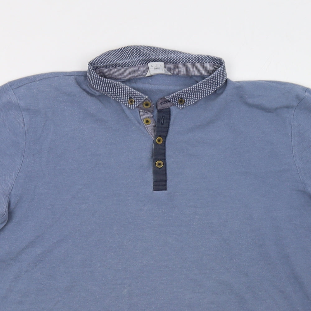 F&F Mens Blue    Polo Size L