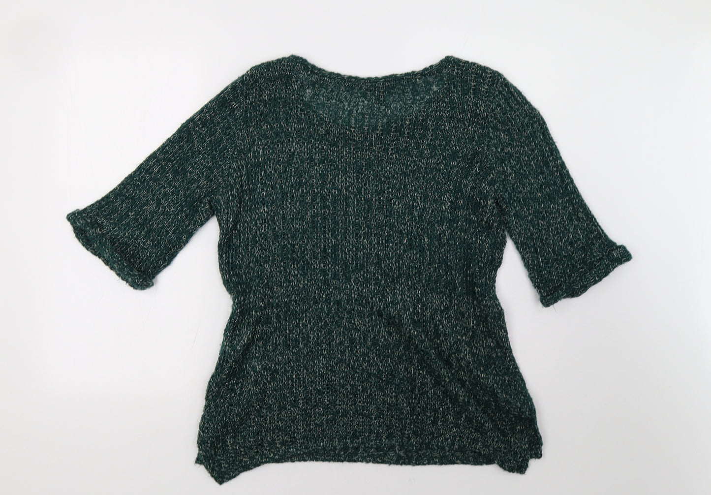 Topshop Womens Green   Pullover Sweatshirt Size 10