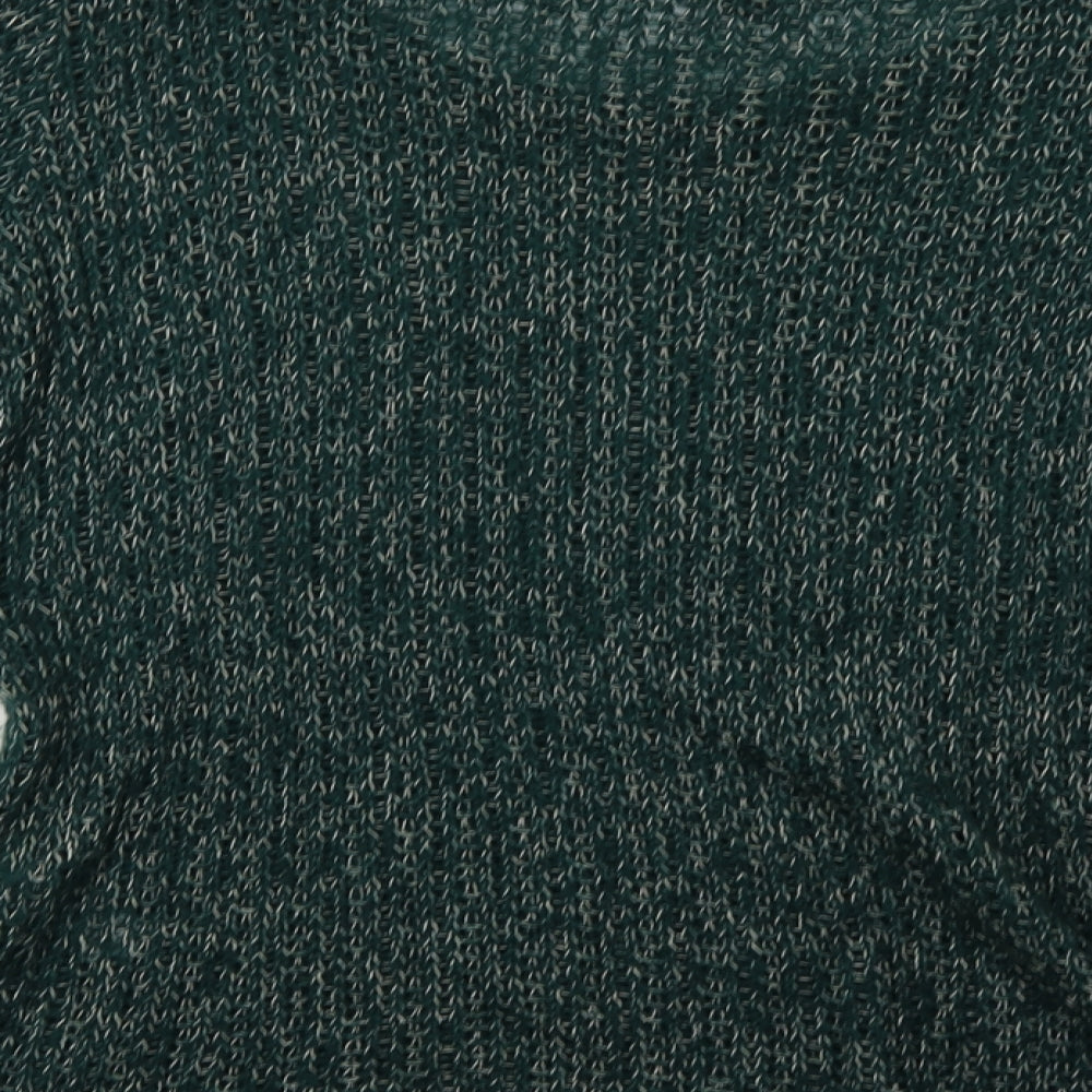 Topshop Womens Green   Pullover Sweatshirt Size 10