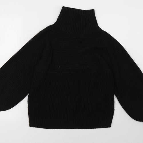 monkl Womens Black   Pullover Sweatshirt Size S