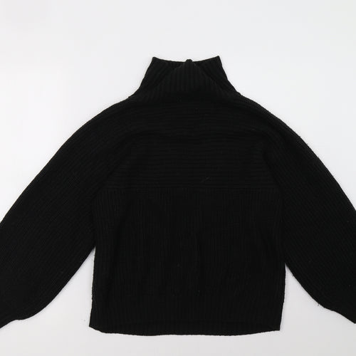 monkl Womens Black   Pullover Sweatshirt Size S