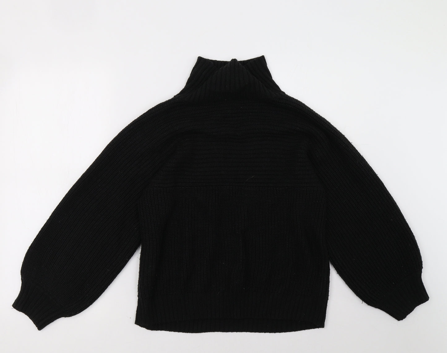 monkl Womens Black   Pullover Sweatshirt Size S