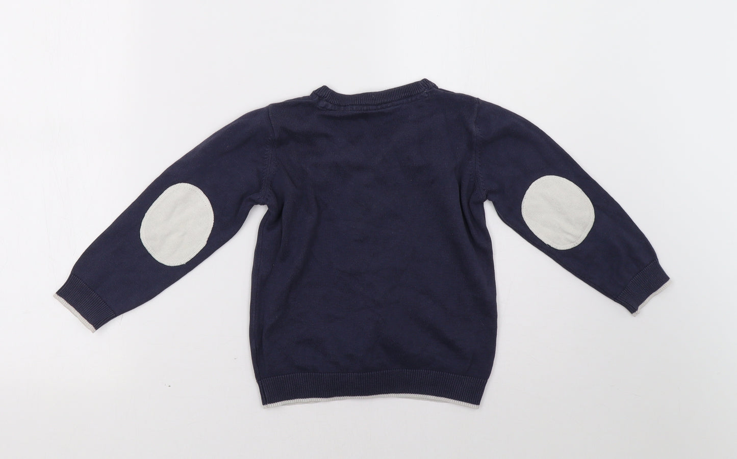 Mothercare Girls Blue   Cardigan Jumper Size 3-4 Years