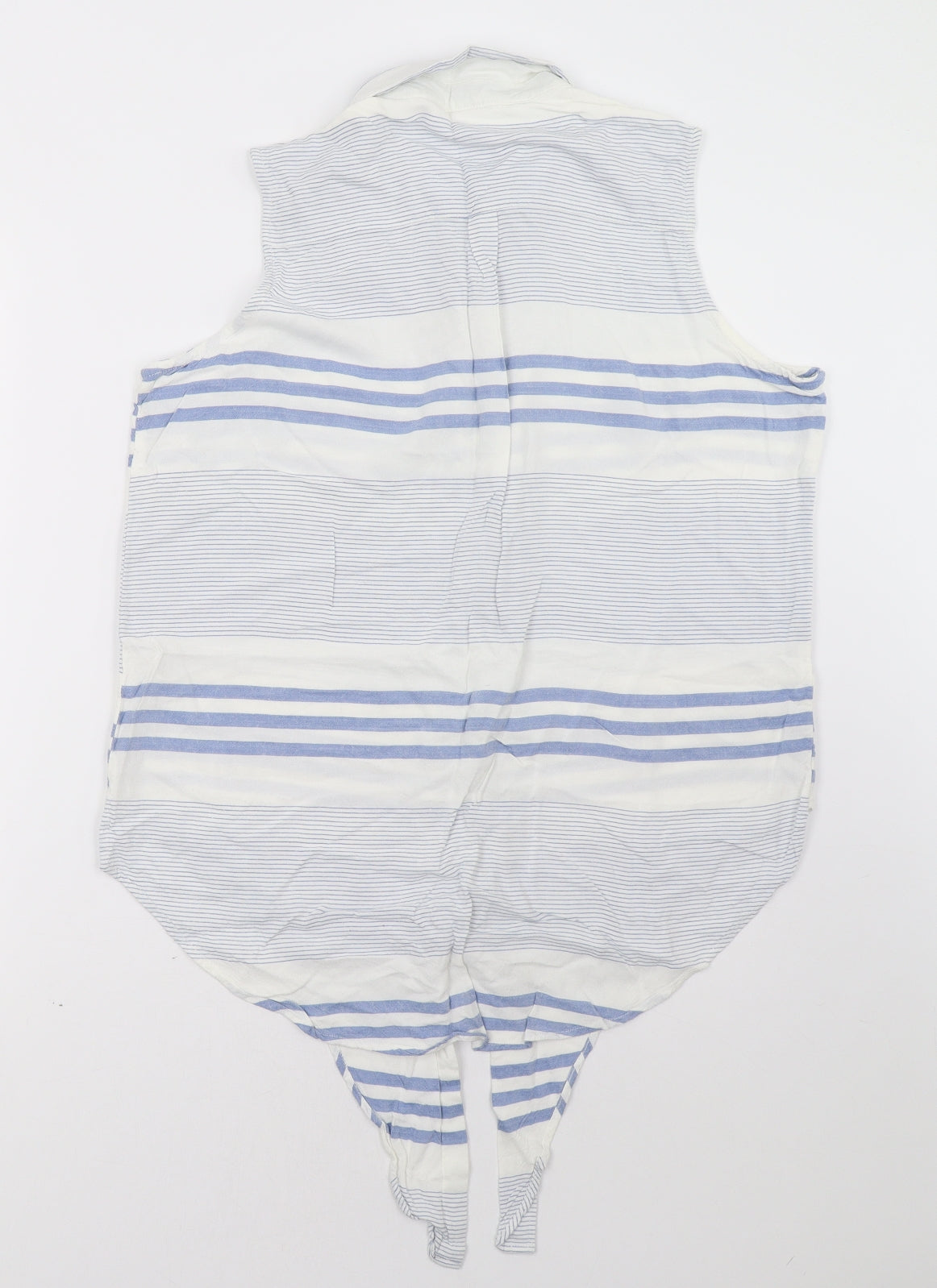 George Womens Blue Striped  Basic Tank Size 18