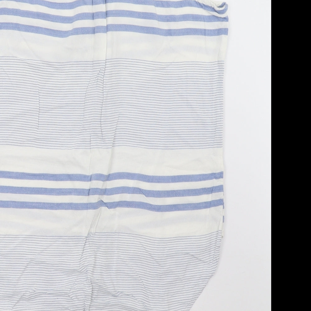 George Womens Blue Striped  Basic Tank Size 18