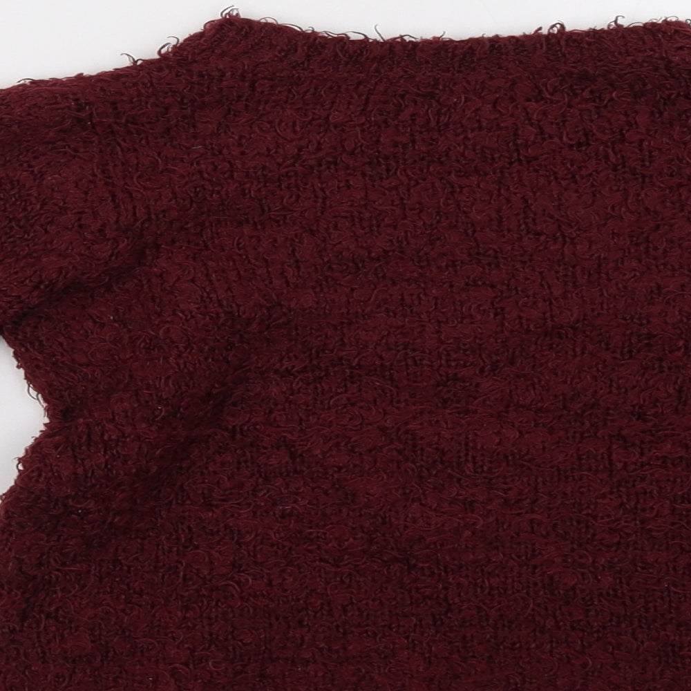 F&F Girls Red   Pullover Sweatshirt Size 4-5 Years