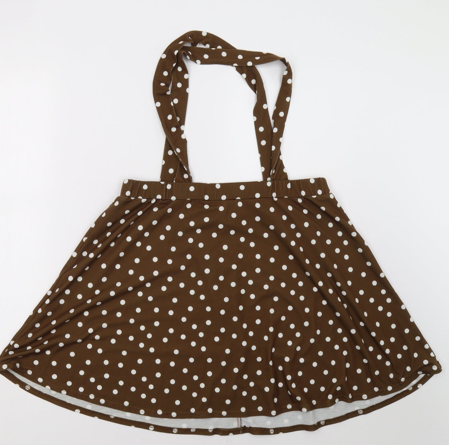 ASOS Womens Brown Polka Dot  A-Line Skirt Size 18