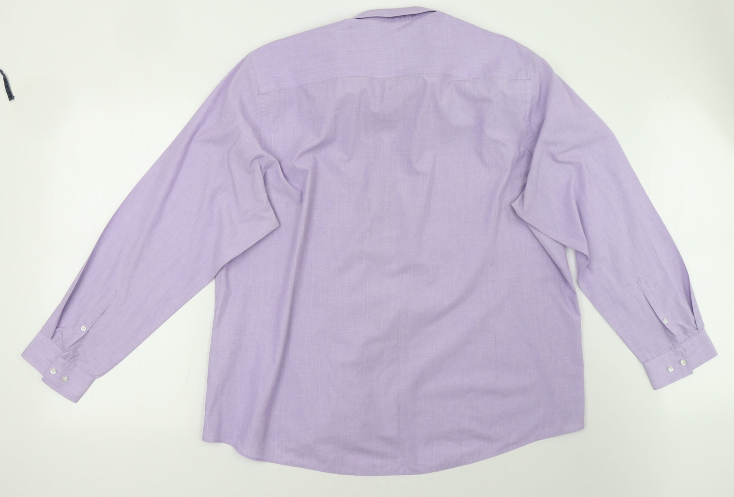 F&F Mens Purple    Button-Up Size 18.5