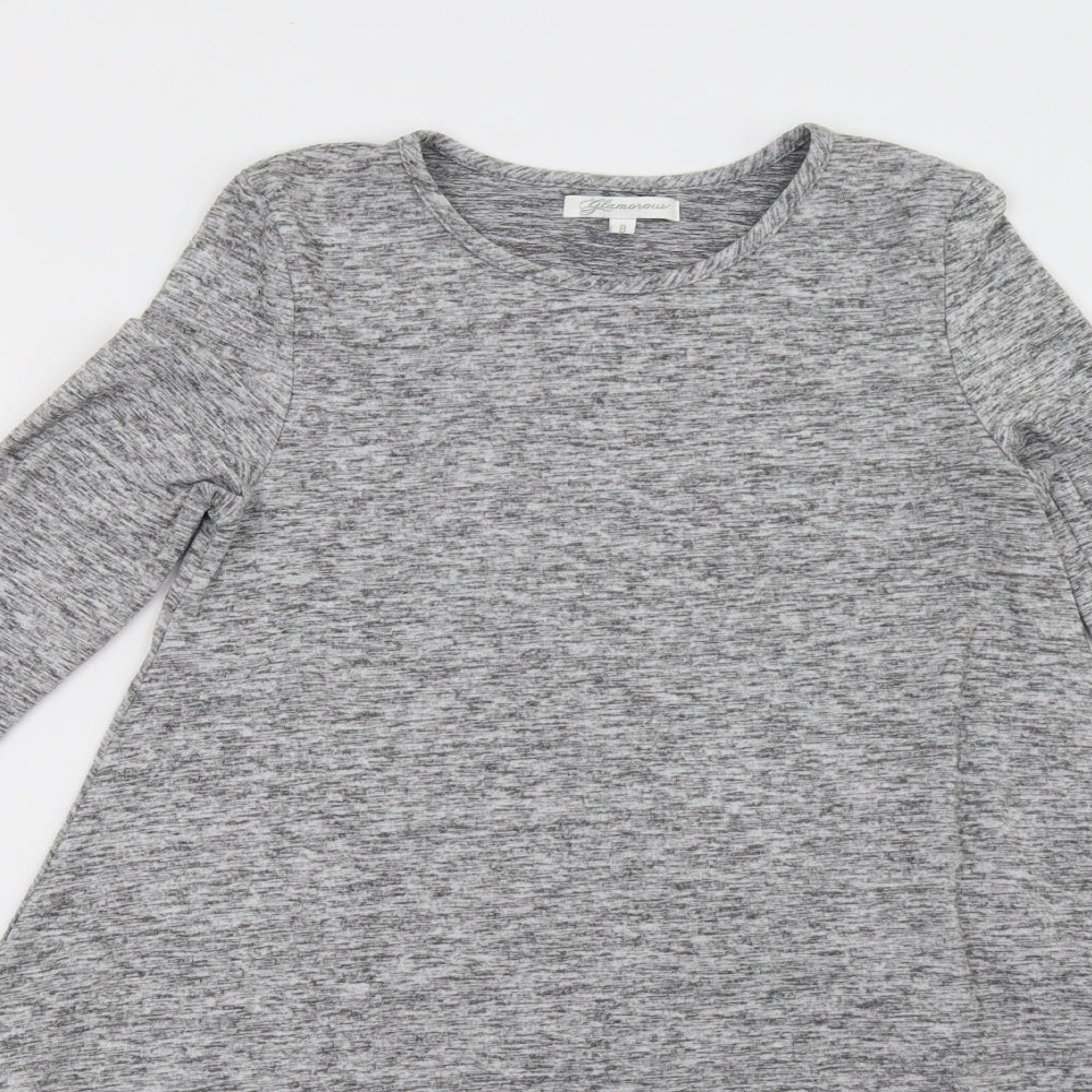 Glamorous Womens Grey   A-Line  Size 8