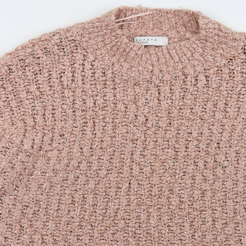 Matalan Womens Pink   Pullover Sweatshirt Size L