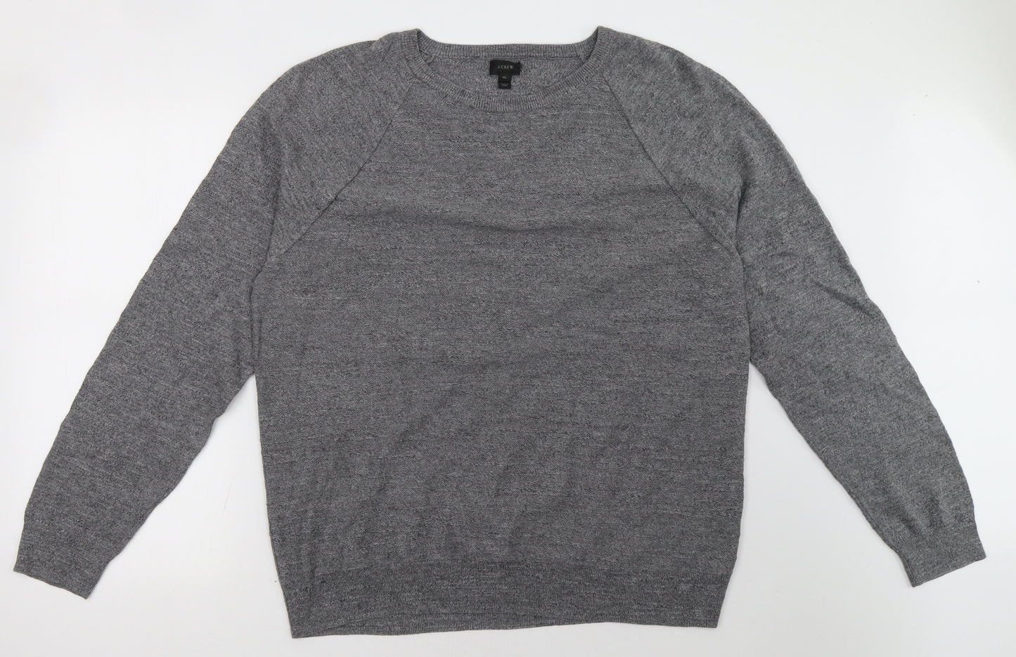 J.CREW Mens Grey   Pullover Sweatshirt Size XL