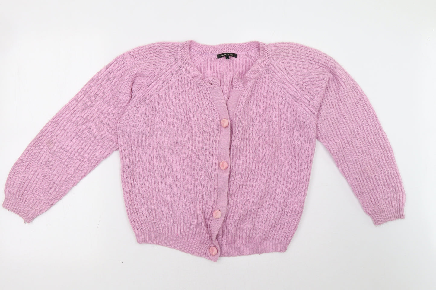 River Island Womens Pink   Cardigan Jumper Size 16