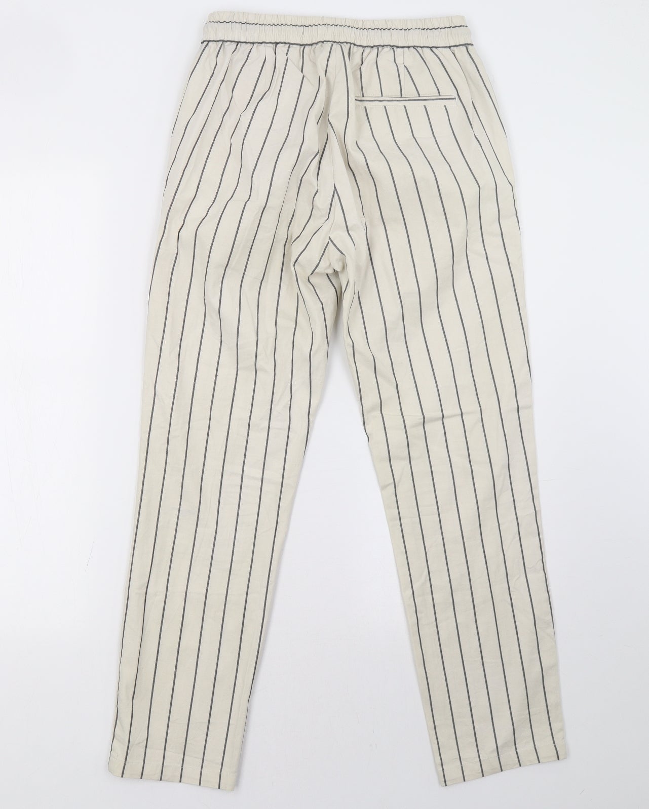 Topman Mens White Striped  Trousers  Size 30 L32 in