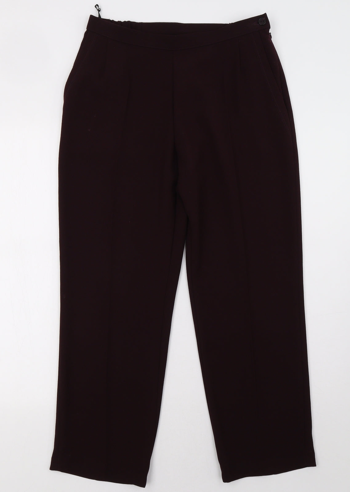 Marks and Spencer Womens Purple   Trousers  Size 12 L28 in
