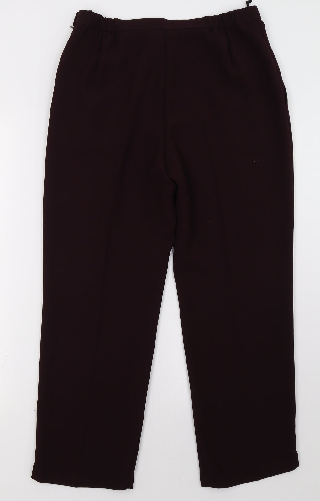 Marks and Spencer Womens Purple   Trousers  Size 12 L28 in