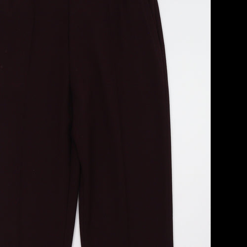 Marks and Spencer Womens Purple   Trousers  Size 12 L28 in