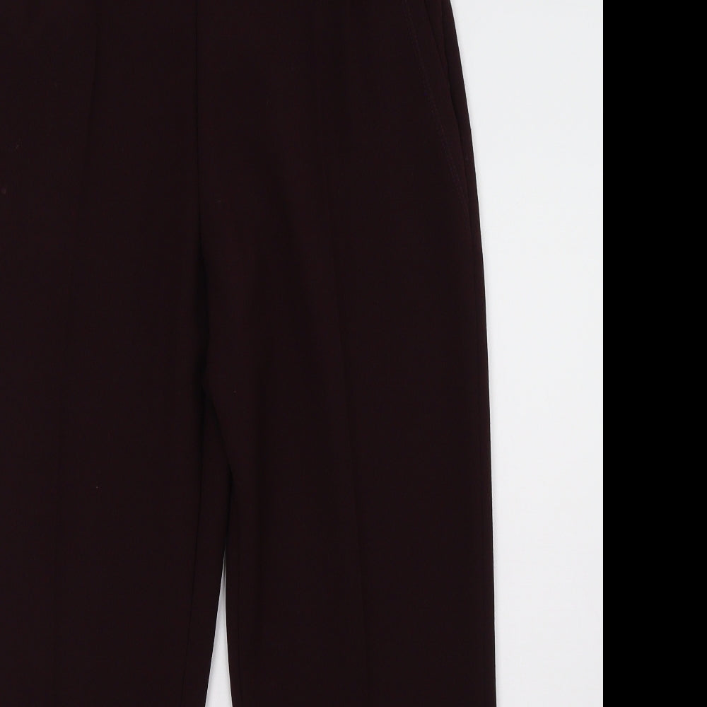 Marks and Spencer Womens Purple   Trousers  Size 12 L28 in