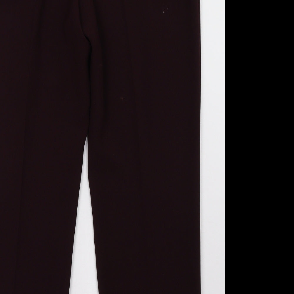 Marks and Spencer Womens Purple   Trousers  Size 12 L28 in