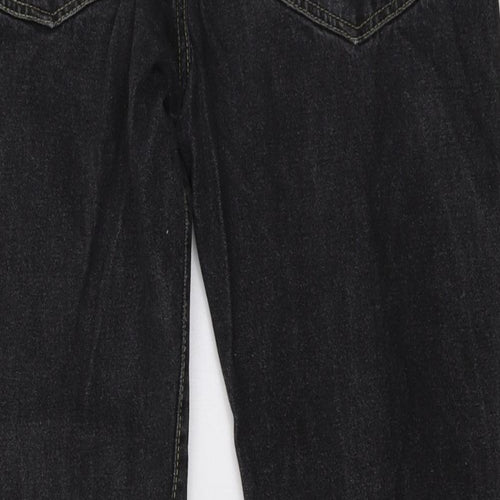 Peacocks Mens Black   Straight Jeans Size 34 L29 in - short leg