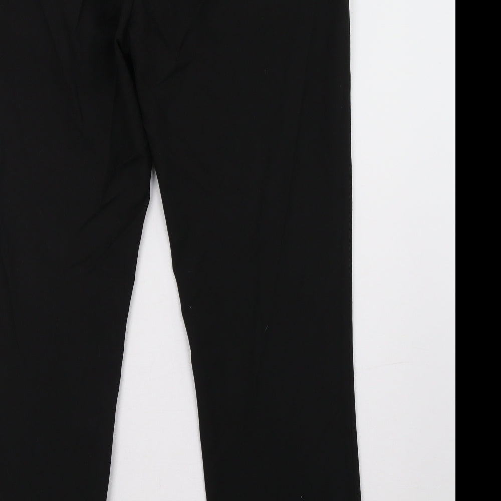 Peacocks Mens Black   Trousers  Size 32 L29 in - short leg
