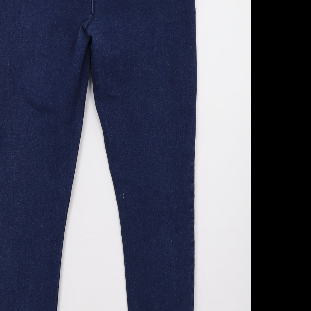 Studio Womens Blue   Jegging Trousers Size 14 L30 in