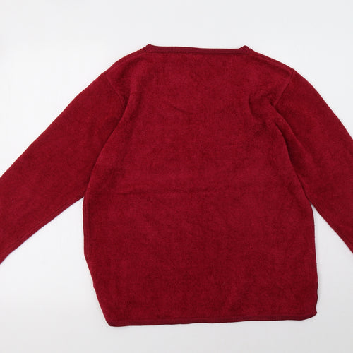 Avant Garde Womens Red   Pullover Sweatshirt Size M