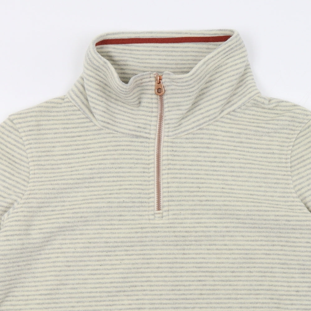 Regatta Womens Beige Striped  Pullover Sweatshirt Size 12